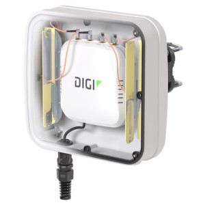 Taoglas THOR50 (Thunder) 4:1 Integrated Antenna for the DIGI EX50 Router, IP67 rated, wall or pole mount